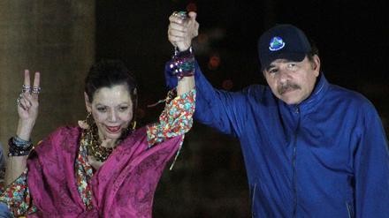 Daniel Ortega und seine Frau Rosario Murillo herrschen über Nicaragua mit eiserner Hand.