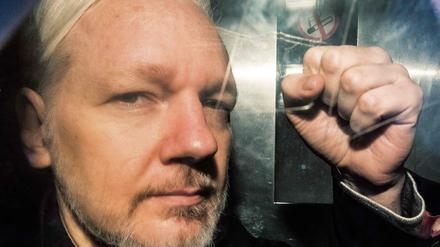 Julian Assange in London (Archivbild vom 1. Mai 2019) 