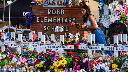 Gedenken an die Opfer des Massakers an der Grundschule von Uvalde in Texas (Archivbild vom 28. Mai 2022) 
