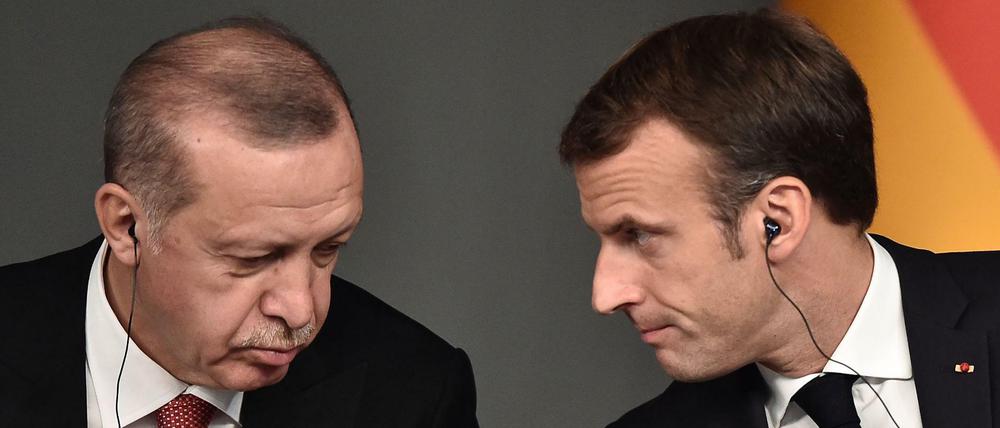 Keine besten Freunde. Frankreichs Staatschef Emmanuel Macron platzte schon vor dem Nato-Treffen der Kragen.