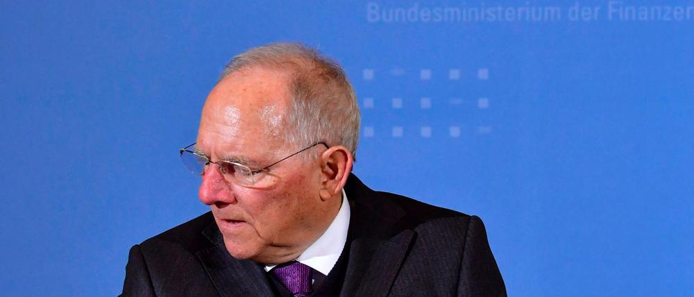 Wolfgang Schäuble wird in der neuen Koalition nicht mehr Finanzminister sein.