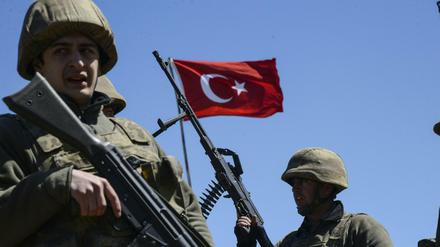 Soldaten der türkischen Armee.