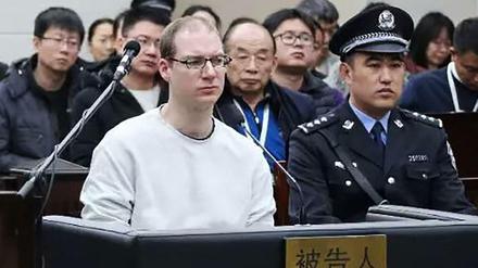 Der Kanadier Robert Lloyd Schellenberg vor Gericht in China (Archivbild von 2019)