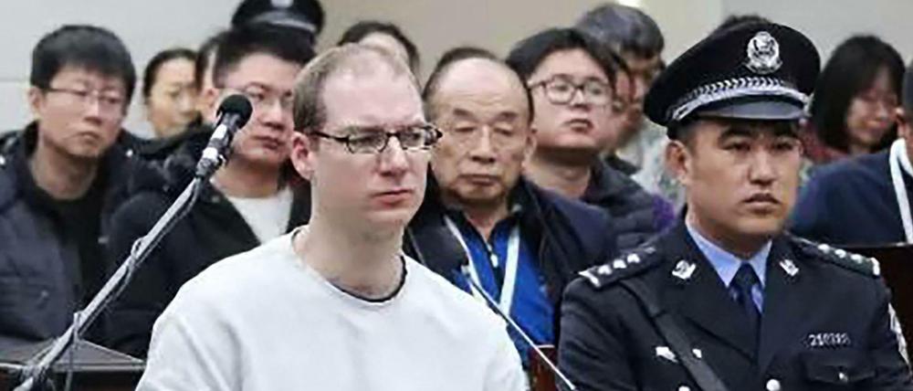 Der Kanadier Robert Lloyd Schellenberg vor Gericht in China (Archivbild von 2019)