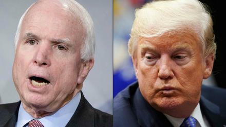 Tiefe Feindschaft: John McCain und Donald Trump.
