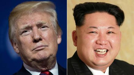 US-Präsident Donald Trump und Nordkoreas Diktator Kim Jong Un.