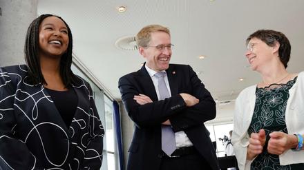 Schleswig-Holsteins Ministerpräsident Daniel Günther sowie Aminata Touré und Monika Heinold von den Grünen können bald starten.