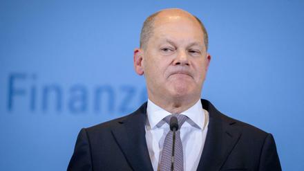 Nun ist er gefragt: Finanzminister Olaf Scholz legt einen Etat mit Risiken vor.