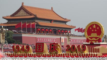 70 Jahre Volksrepublik China: Feiern am Tor des Himmlischen Friedens