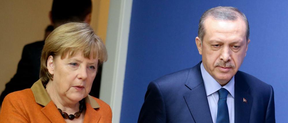Bundeskanzlerin Angela Merkel (CDU) und der türkische Ministerpräsident Recep Tayyip Erdogan 2013 in Ankara.
