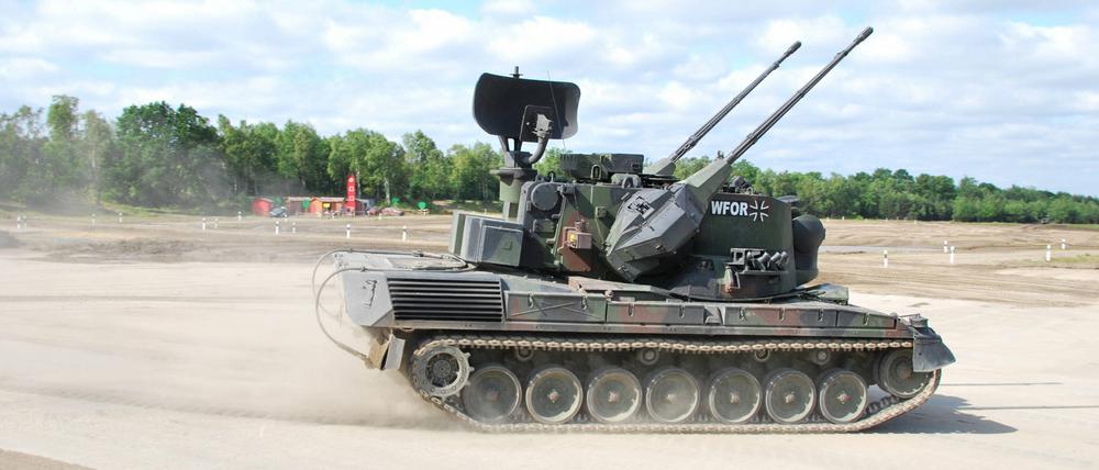 Die Flugabwehrpanzer Gepard der Bundeswehr wurden der Ukraine ursprünglich für Mitte Juli versprochen.