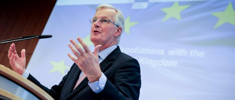 Der Brexit-Chefunterhändler der EU, Michel Barnier, am Mittwoch in Berlin.