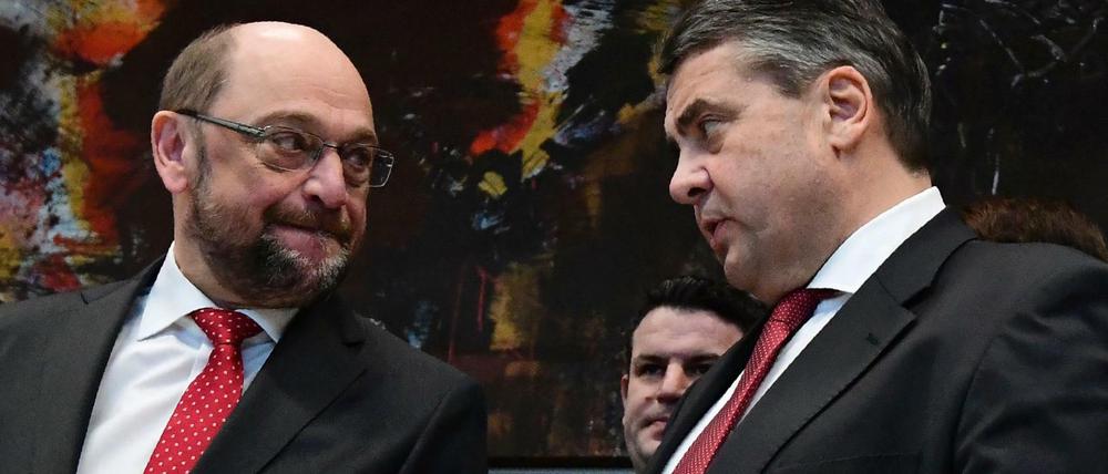Martin Schulz und Sigmar Gabriel.