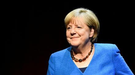 Ex-Bundeskanzlerin Angela Merkel (CD) am 7. Juni 2022 im Berliner Ensemble