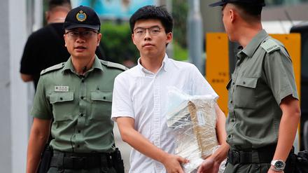 Wieder frei: Der Hongkonger Demokratieaktivist Joshua Wong 