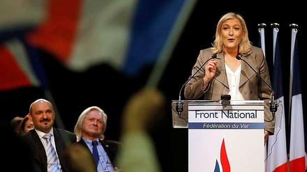 Nach jüngsten Umfragen könnte die rechtsextreme Front National (FN) von Parteichefin Marine Le Pen mit knapp 30 Prozent zur stärksten Kraft werden. 