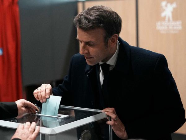Emmanuel Macron wählte im nordfranzösischen Badeort Le Touquet-Paris-Plage.