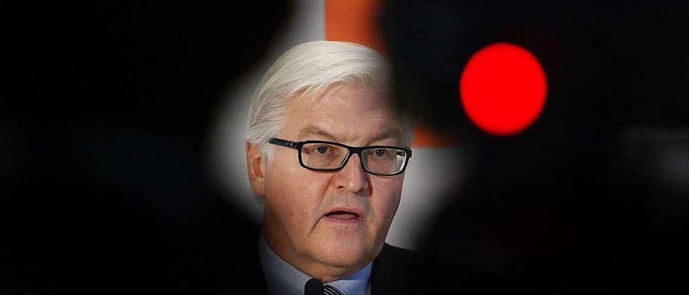 SPD-Fraktionschef Frank-Walter Steinmeier wehrt sich gegen die Plagiatsvorwürfe.