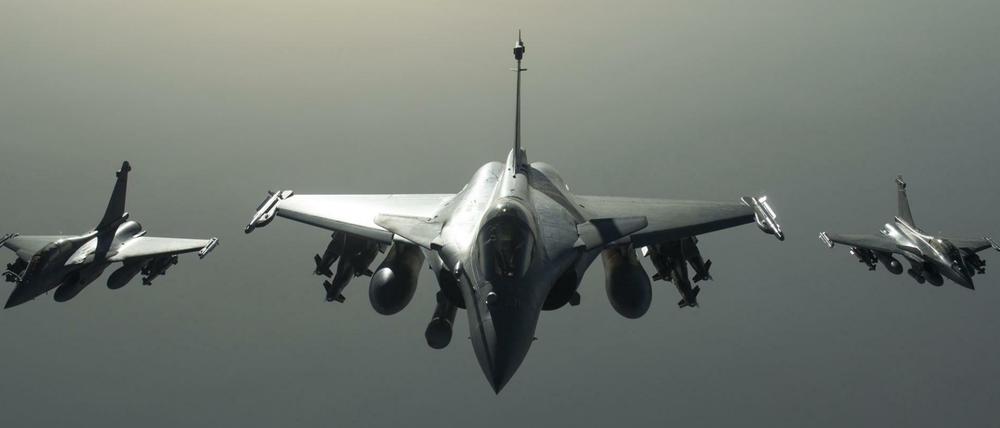 Französische Kampfjets.