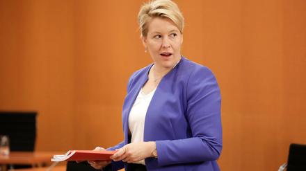 Bundesfamilienministerin Franziska Giffey hofft auf den SPD-Landesvorsitz in Berlin.
