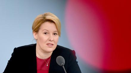 Will, dass die Berliner SPD weiter das Rote Rathaus führt: Bundesfamilienministerin Franziska Giffey.