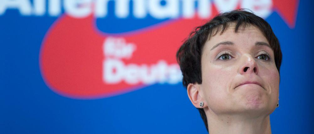 Frauke Petry, Bundesvorsitzende der Partei Alternative für Deutschland (AfD)