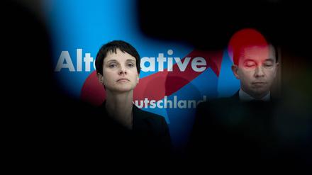 Keine Freunde mehr: Frauke Petry und Bernd Lucke streiten um die Führung in der AfD. 