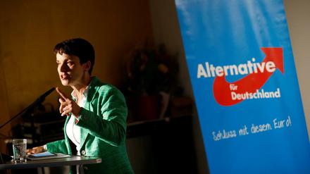 Aussichtsreicher Direktwahlkreis in Sachsen gesucht: Frauke Petry, Bundesvorsitzende der AfD 