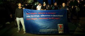 Willkommen, bienvenue, welcome - Solidarität am Dienstagabend in Freital