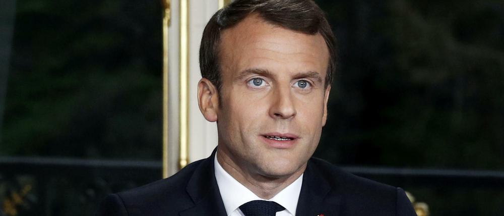 Der französische Präsident Emmanuel Macron. 