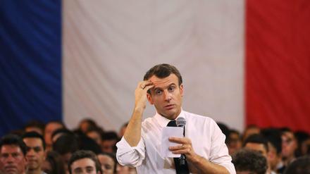 Frankreichs Präsident Emmanuel Macron hat sich gegen Nord Stream 2 ausgesprochen.