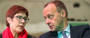 CDU-Chefin Annegret Kramp-Karrenbauer und Friedrich Merz