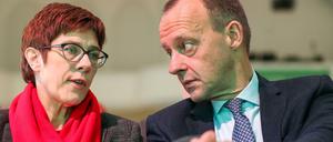 Die neue CDU-Vorsitzende Annegret Kramp-Karrenbauer und Friedrich Merz sollen sich am Donnerstag ausgesprochen haben.