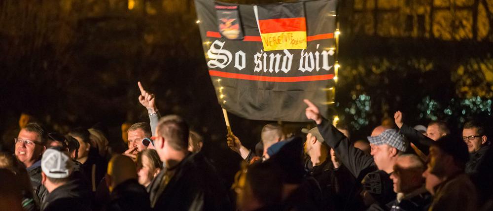 Der fremdenfeindlichen Thügida-Ableger "Wir lieben Ostthüringen" demonstriert Anfang November in Rudolstadt "gegen die Überfremdung unserer Heimat"