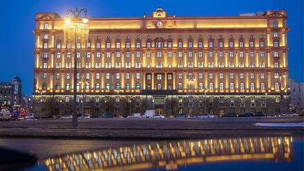 Die Zentrale des Inlandsgeheimdienstes FSB in Moskau.