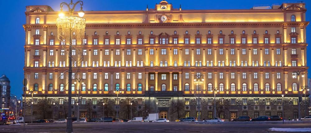 Die Zentrale des Inlandsgeheimdienstes FSB in Moskau.