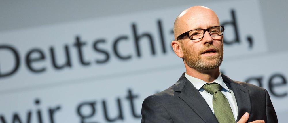 Peter Tauber als CDU-Generalsekretär im Wahlkampf 2017