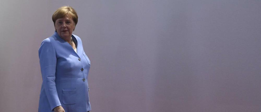 Kanzlerin Merkel allein im Bild. Wer soll ihr nachfolgen im Amt?