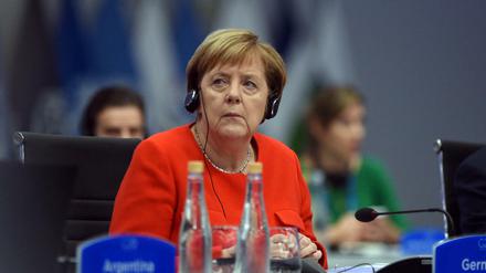 Angela Merkel beim G20-Gipfel in Buenos Aires 