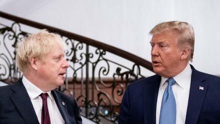 Boris Johnson (l.) und Donald Trump beim G7-Treffen in Biarritz