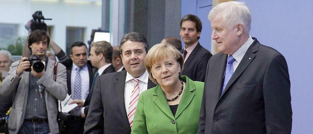 Merkel bleibt Kanzlerin, das Kabinett aber wohl überwiegend männlich. 