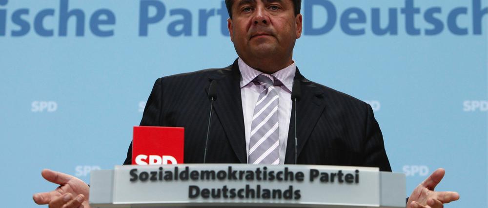 SPD-Parteichef Sigmar Gabriel.