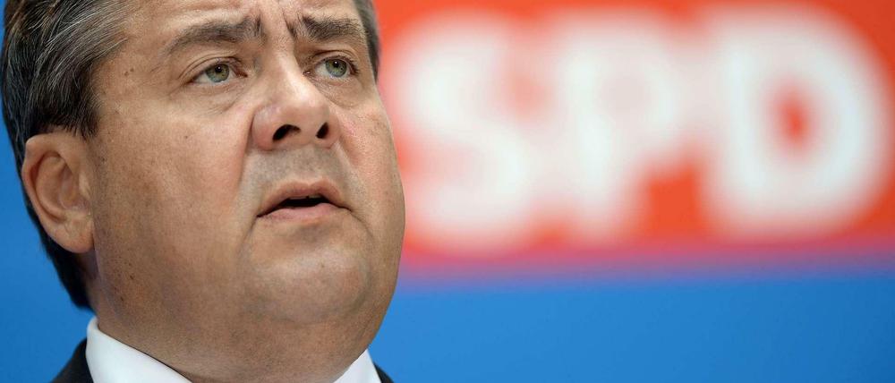 Hält an seiner Position zu Stabilitätspakt fest: SPD-Chef Sigmar Gabriel.