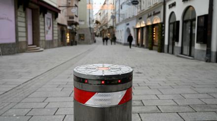 Leere Straßen in Salzburg beim Lockdown zu Beginn des Jahres (Archivbild vom 04.01.2021)