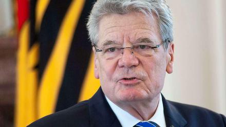 Bundespräsident Joachim Gauck: "Ich wünsche mir mehr intellektuelle Redlichkeit."