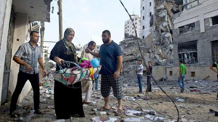 Leben in Trümmern: Auch in Gaza hoffen die Menschen, dass der Krieg endlich ein Ende findet.