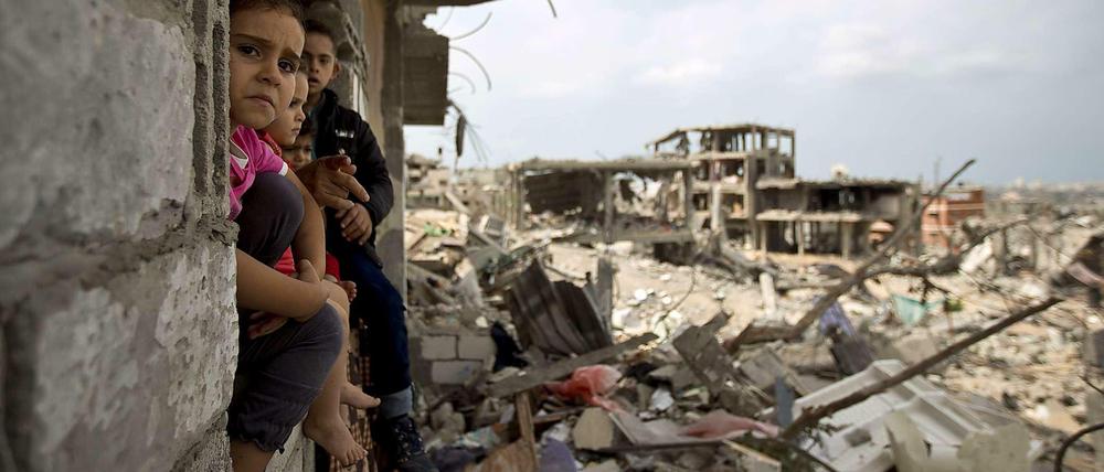 Immense Zerstörungen, keine Perspektive - Kinder im Gazastreifen