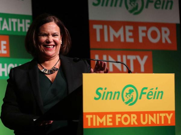 Partechefin von Sinn Fein: Mary Lou McDonald.