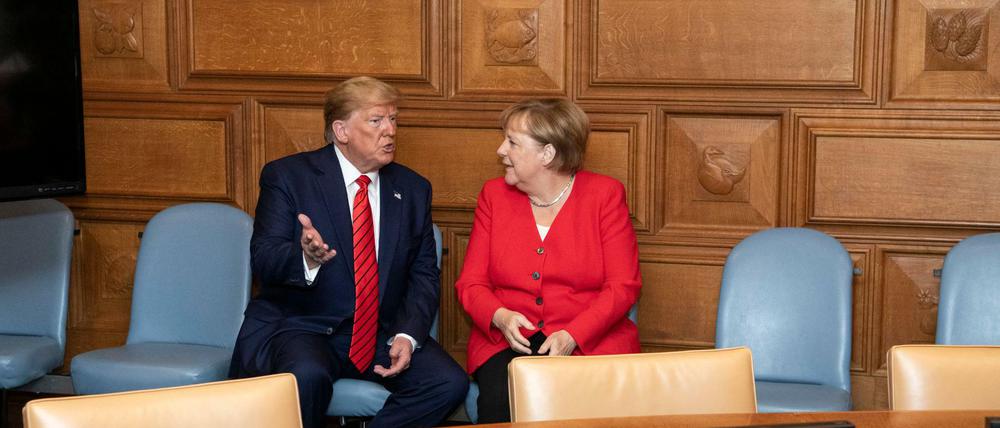 Merkel und Trump am Rande der UN-Vollversammlung in New York