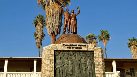 Das Völkermorddenkmal in Windhoek, Namibia, Afrika